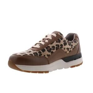 ROCKPORT WORKS Women’s Pulse Tech Safety Toe Work Shoe 8.5 Brown Leopard EUC